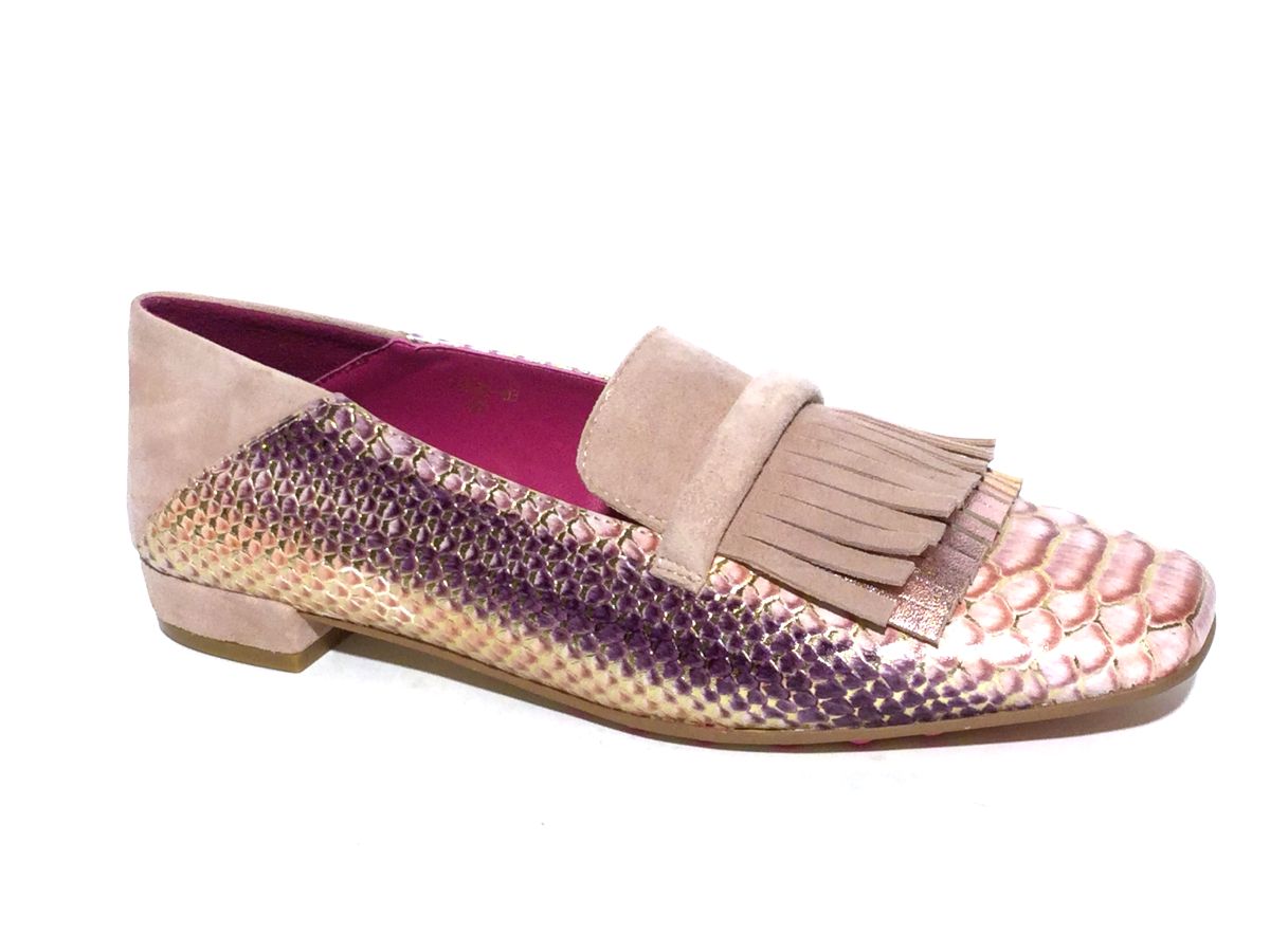 Olivier Strelli Mocassin Loafer Nude Damesschoenen Schoenen Mayfair