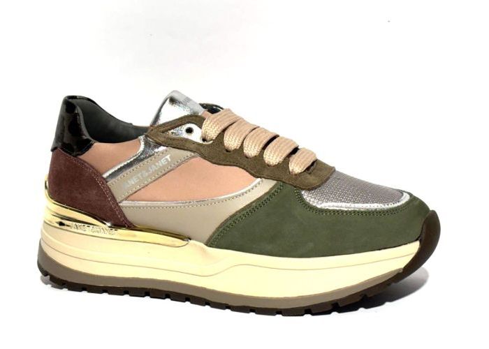 Janet & Janet VETERSCHOEN - SNEAKER Kaki