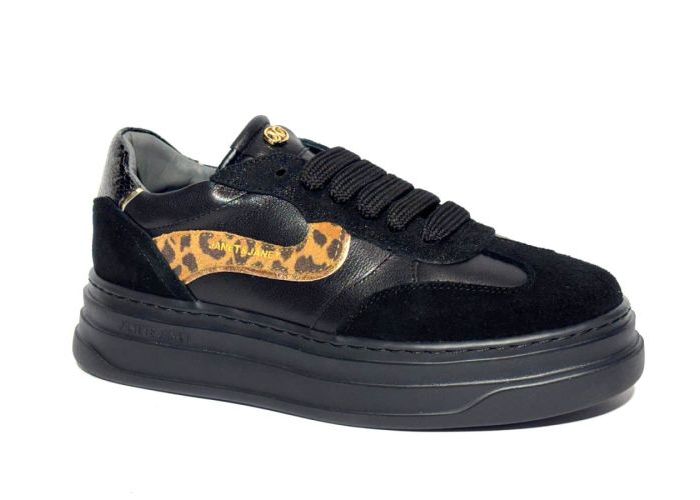 Janet & Janet VETERSCHOEN - SNEAKER Zwart