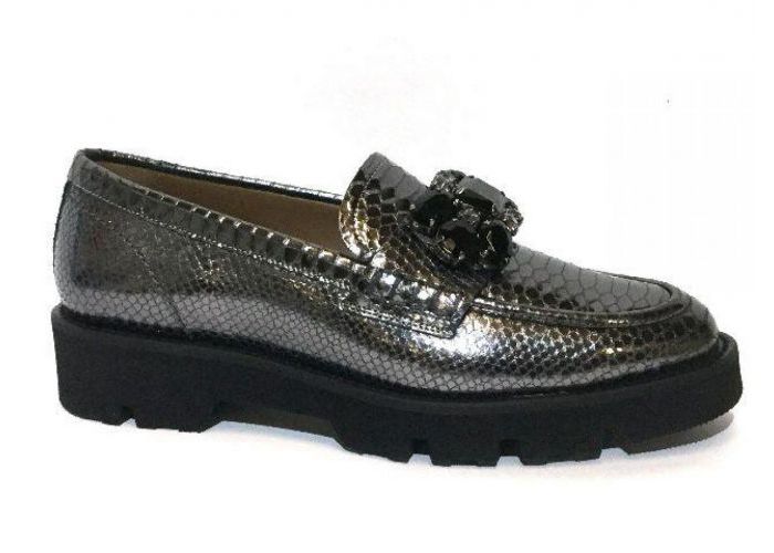 Pertini 17020850161 MOCASSIN - LOAFER Grijs Donker