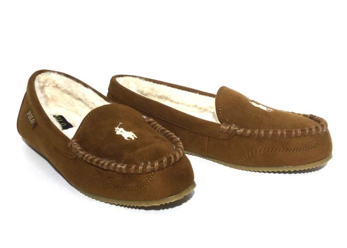 Ralph  Lauren PANTOFFEL Cognac