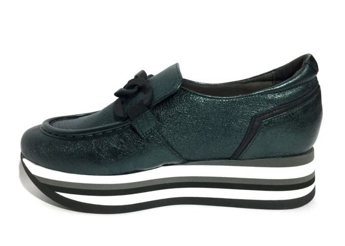 Softwaves MOCASSIN - LOAFER Groen Donker