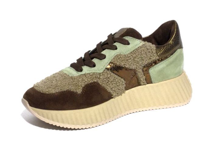 Softwaves VETERSCHOEN - SNEAKER Bruin