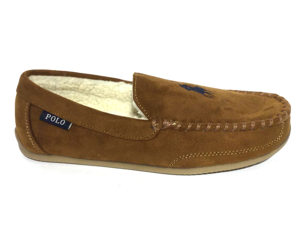 Ralph Lauren PANTOFFEL Cognac